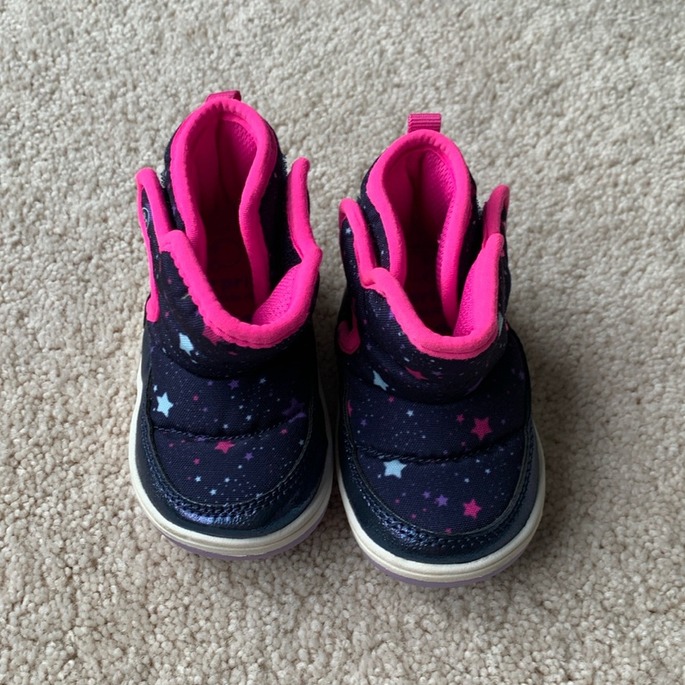 Surprize by Stride Rite Baby Aster Boots - Navy Blue 4